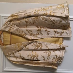 Vintage 50s/60s Asian jacket yellow gold